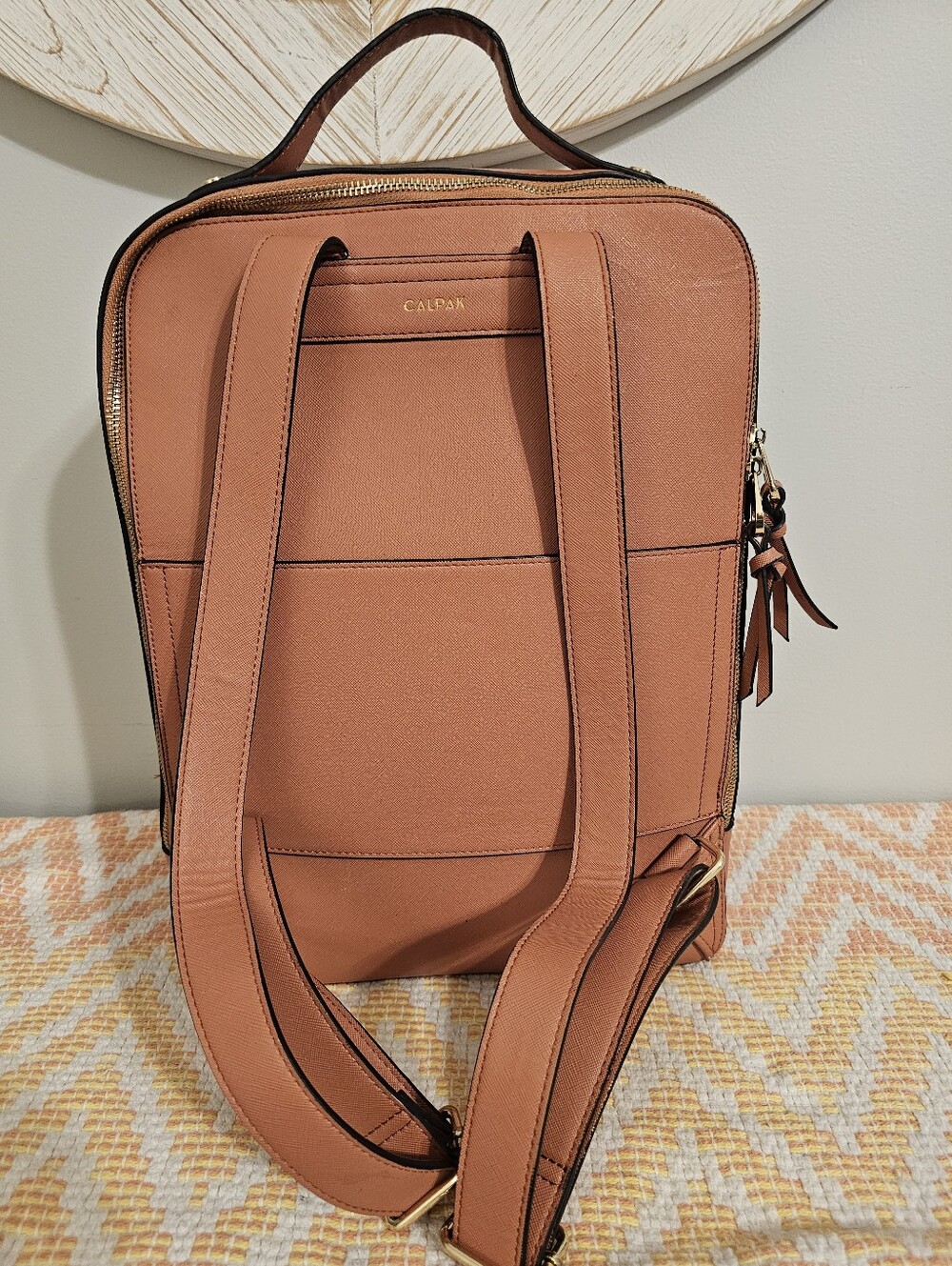 Calpak Kaya Vegan Leather Laptop Backpack - Picture 2 of 6